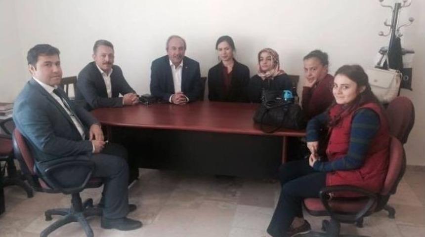 Eğitim Bir Sen Kayseri Şubesi Sarız İl&ccedil;esindeki Okulları Ziyaret Etti