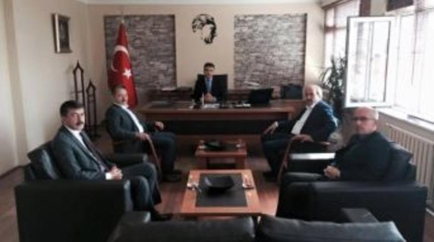 Kayseri Eğitim Bir Sen&rsquo;den Sarız Kaymakamına Ziyaret