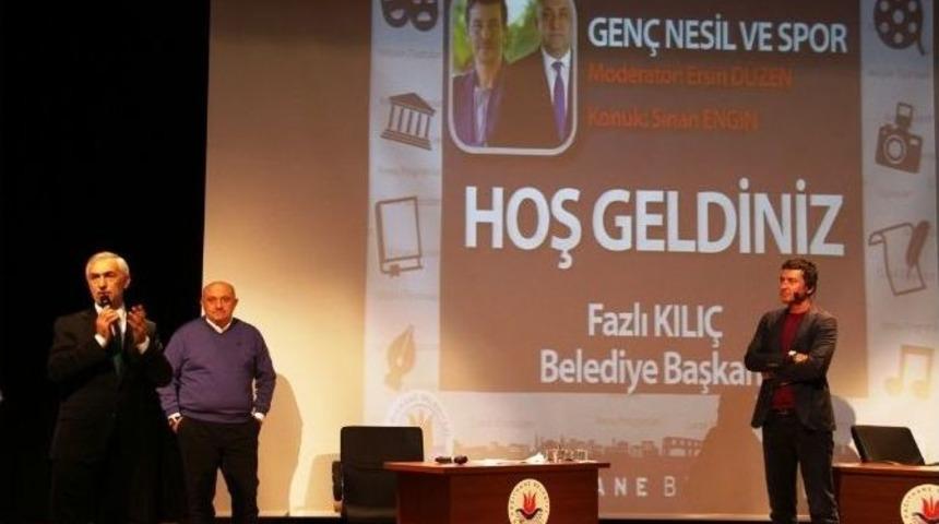 Ersin D&uuml;zen Ve Sinan Engin, Kağıthaneli Sporseverlerle Buluştu