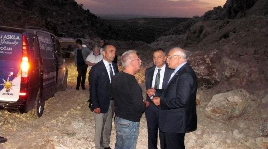 Milletvekili Mehmet Erdoğan, Duble Yol &Ccedil;alışmalarını İnceledi