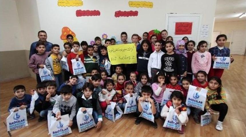 Bağcılarlı &Ccedil;ocuklardan Suriyeli &Ouml;ğrencilere S&uuml;rpriz Ziyaret