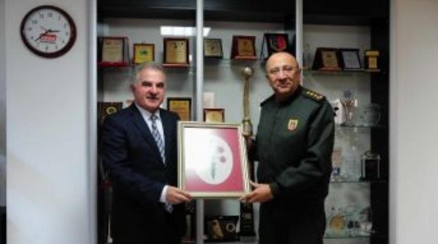 İl Jandarma Komutanından Sa&uuml;&rsquo;ye Ziyaret