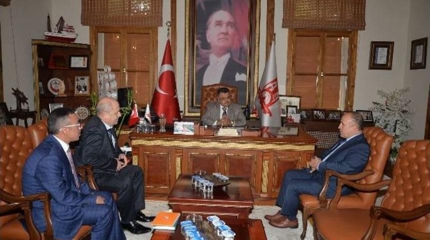 Yurtkur Genel M&uuml;d&uuml;rl&uuml;ğ&uuml;&rsquo;nden Belediye Başkanı Selim Yağcı&rsquo;ya Ziyaret