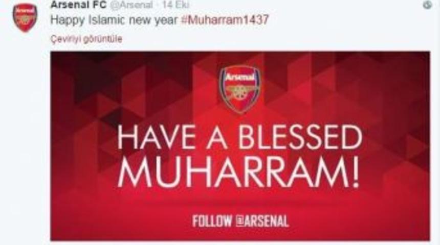 Arsenal&rsquo;den "hicri Yılbaşı" Paylaşımı