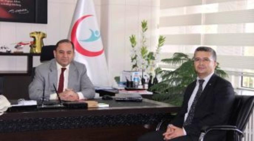 12. B&ouml;lge Kayseri Eczacı Odası Y&ouml;netiminden İl Sağlık M&uuml;d&uuml;r&uuml;&rsquo;ne Ziyaret