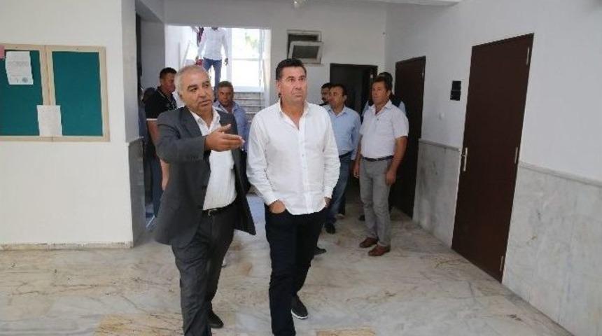 Başkan Kocadon, G&uuml;ndoğan Nafiz Ilıcak İlkokulunu Ziyaret Etti