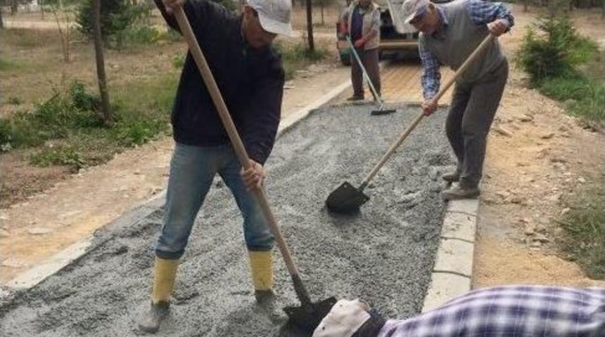 Horon Parka Sağlıklı Yaşama Parkuru Yapılıyor