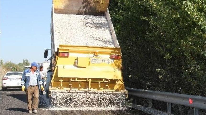 B&uuml;y&uuml;kşehir Asfalt Kaplama &Ccedil;alışmalarına Devam Ediyor