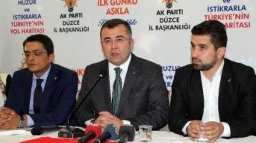 Ak Parti D&uuml;zce İl Başkanlığından Taraf Gazetesine Su&ccedil; Duyurusu