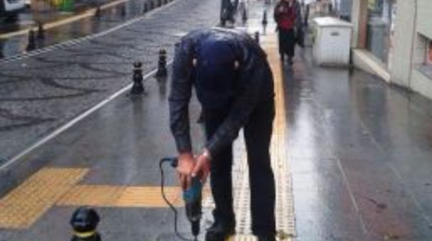 Kaldırım İşgaline Dubalı &Ouml;nlem