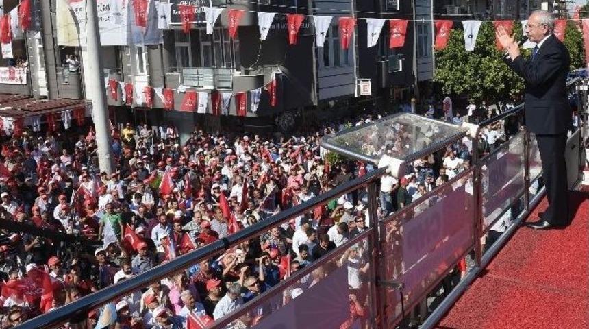 Kılı&ccedil;daroğlu Ceyhan&rsquo;da Halka Hitap Etti