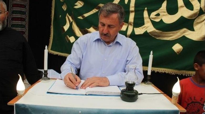 Ak Partili &Ouml;zdağ, Turgutlu&rsquo;da Matem Ve Kardeşlik &Ccedil;adırını Ziyaret Etti