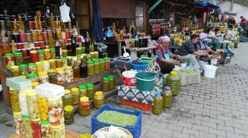 Tirilye&rsquo;de Yeşil Zeytin Zamanı