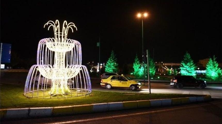 B&uuml;y&uuml;kşehir, Turizm Kenti Erzurum&rsquo;u Işıl Işıl Aydınlattı