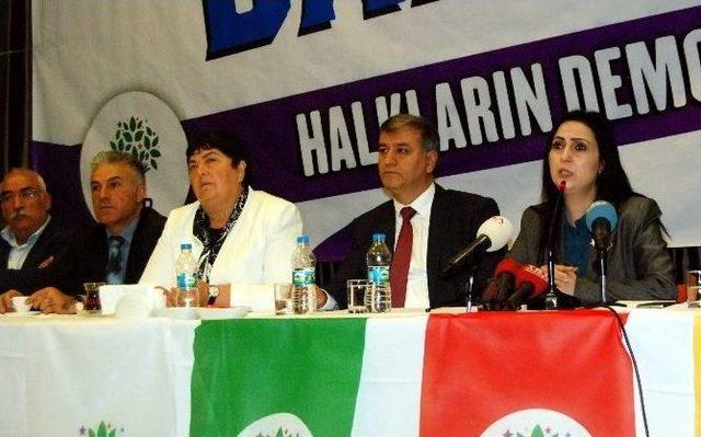 Hdp Eş Genel Başkanı Figen Yüksekdağ Gaziantep’te