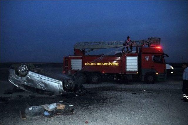 Cizre’de Trafik Kazası: 2 Yaralı