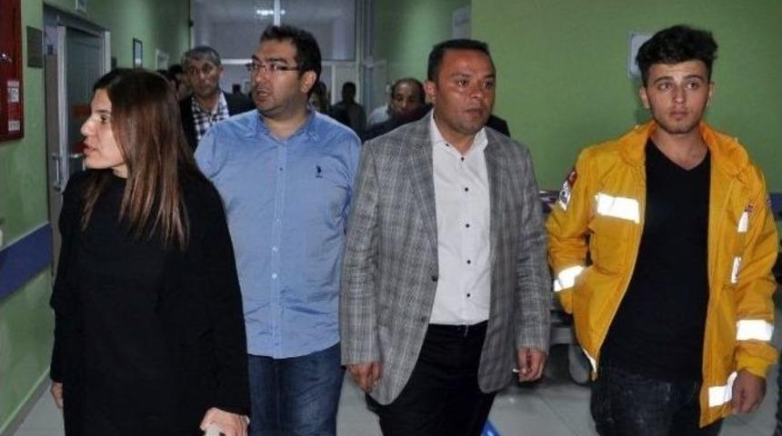 Ak Parti Heyetinden Yaralılara Ziyaret