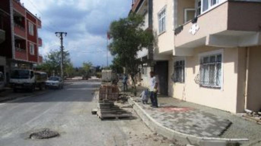 Alikahya&rsquo;da Kaldırımlar Yenilendi