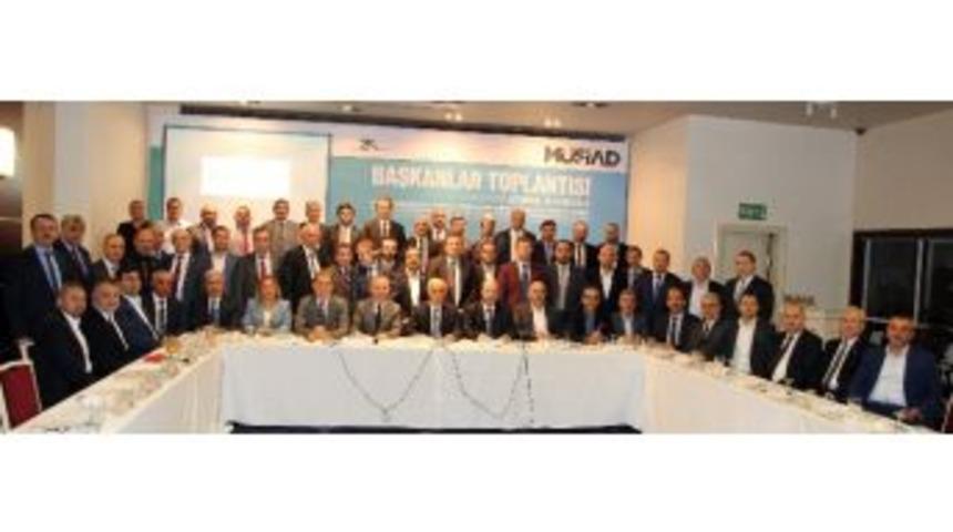 M&uuml;siad D&uuml;zce Şube Başkanı İsmail &Ccedil;akmak Başkanlar Toplantısında