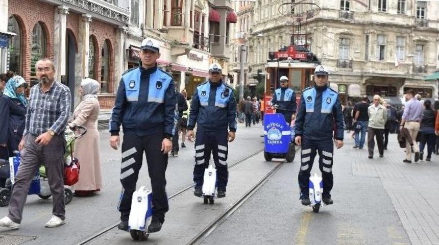 İstiklal Caddesi&rsquo;nde "tekteker"li Denetim