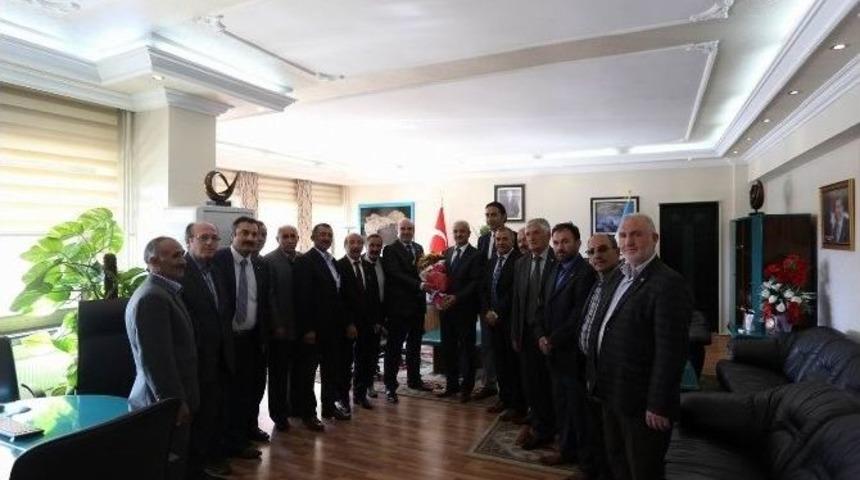 Muhtarlardan Başkan Başsoy&rsquo;a Ziyaret