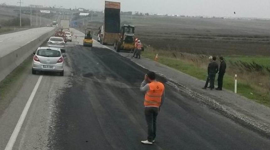 Karayolları Ekiplerinin Tamir Bakım &Ccedil;alışmaları
