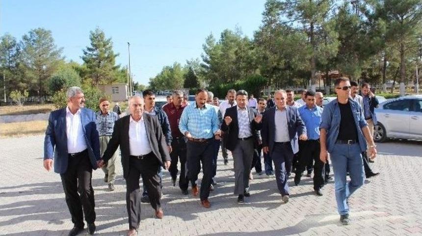 Grup Başkan Vekili Ahmet Aydın, Samsat İl&ccedil;esini Ziyaret Etti