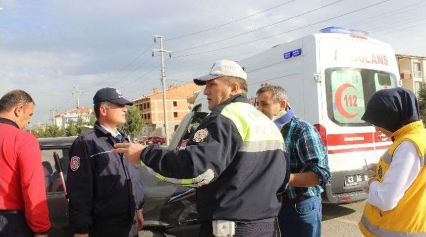 Tavşanlı;&rsquo;da Kaza ; 1 Yaralı