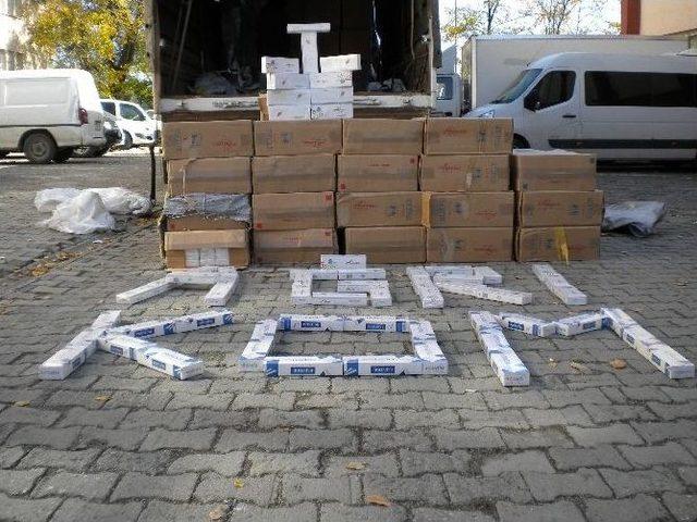 Ağrı’da 179 Bin 300 Paket Kaçak Sigara Ele Geçirildi