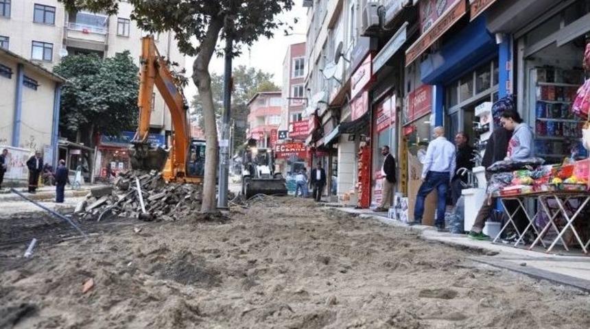 &Ccedil;ınarlı Caddesi Yeniden Şekilleniyor