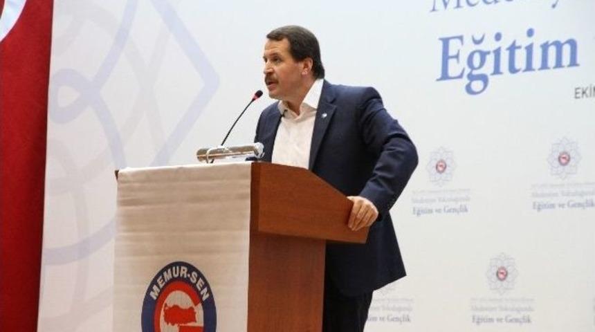 Memur-sen Genel Başkanı Yal&ccedil;ın: &ldquo;ulu &Ccedil;ınarlar Yetiştirmeliyiz&rdquo;