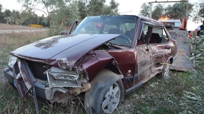 K&ouml;yceğiz&rsquo;de Trafik Kaza; 2 Yaralı