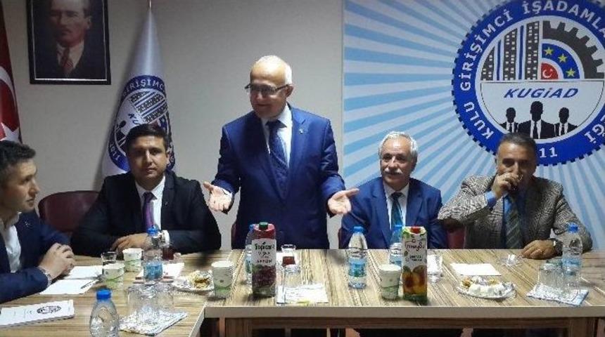 G&ouml;nen, Kulu&rsquo;da İş Adamları İle Buluştu