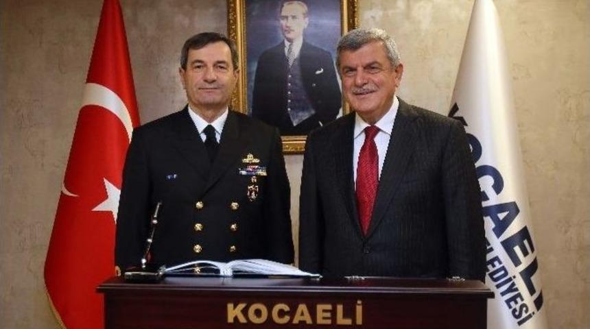 Donanma Komutanı Veysel K&ouml;sele&rsquo;den Ziyaret