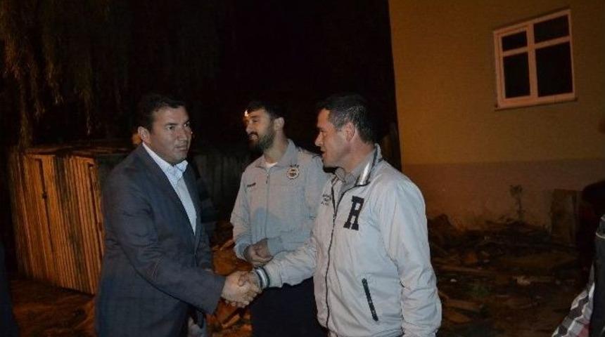 &Ouml;zcan Ulupınar Alaplı K&ouml;ylerine Ziyaretlerde Bulundu