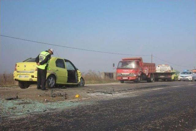 Tekirdağ’da Zincirleme Kaza: 1 Ölü, 4 Yaralı