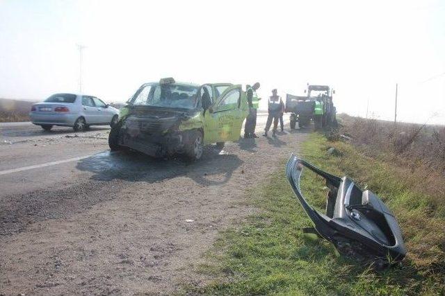 Tekirdağ’da Zincirleme Kaza: 1 Ölü, 4 Yaralı