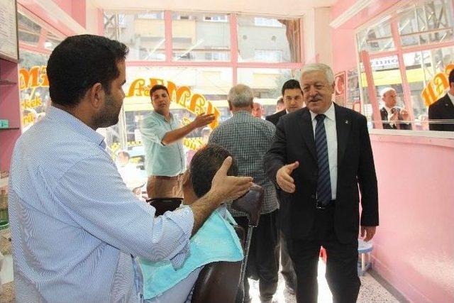 Ak Parti Milletvekil Adayı Uzer Esnafı Ziyaret Etti