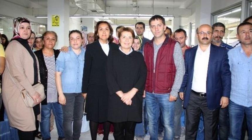 Ak Partili Bah&ccedil;ekapılı&rsquo;dan Tekstil İş&ccedil;ilerine Ziyaret