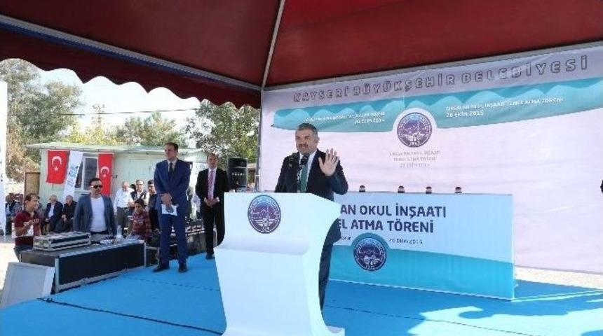 Cırgalan&rsquo;da Okul Temeli Atıldı