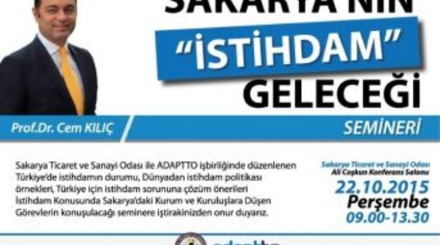 Satso&rsquo;da Sakarya&rsquo;nın İstihdam Geleceği Anlatılacak