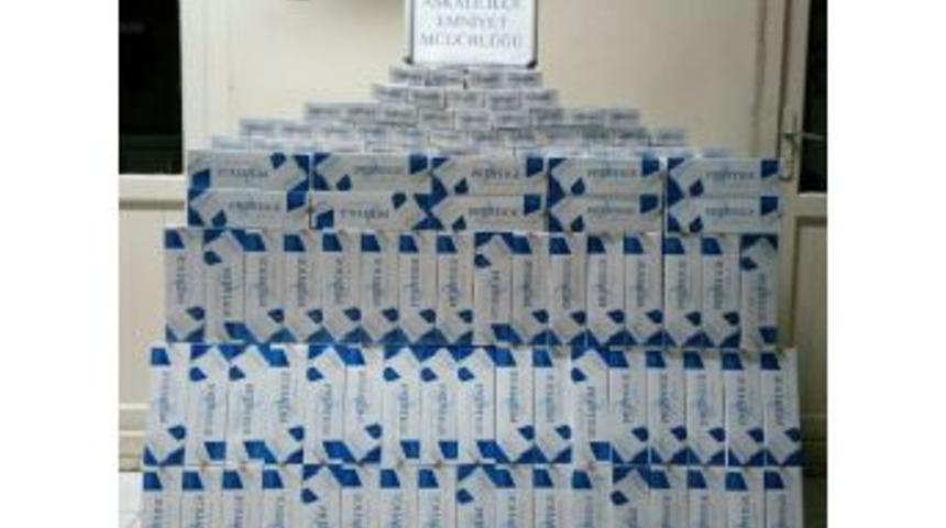 Aşkale&rsquo;de Ka&ccedil;ak Sigara Operasyonu