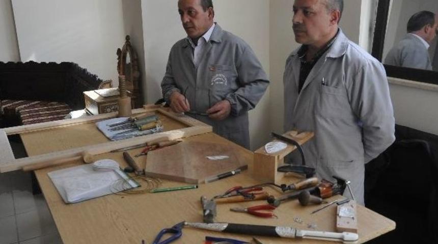 D&uuml;zce El Sanatları Eğitim Merkezi Sergisi A&ccedil;ıldı