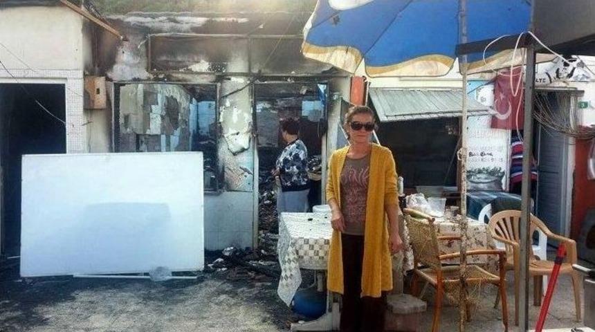 T&uuml;rkyılmaz&rsquo;dan Yangınzede Esnafa Şok Cevap