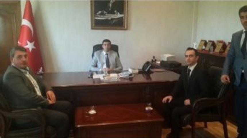 Malazgirt Meslek Y&uuml;ksekokulu Y&ouml;netiminden Kaymakam Kırlı&rsquo;ya Ziyaret