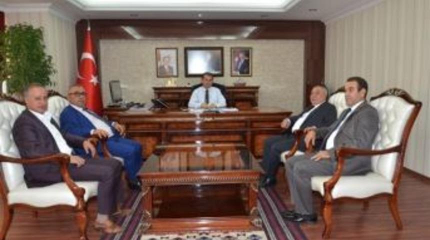 Batman Ticaret Borsası&rsquo;ndan Vali Azmi &Ccedil;elik&rsquo;e Ziyaret