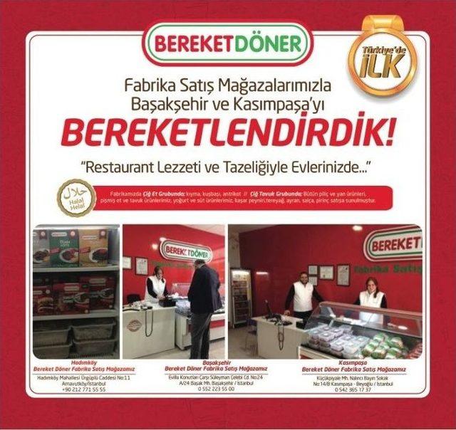 Bereket Döner Türkiye’de Yine Bir İlki Gerçekleştirdi