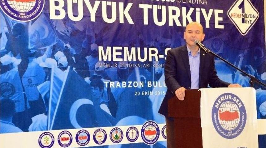 Soylu Ve G&uuml;mr&uuml;k&ccedil;&uuml;oğlu Memurlarla Bir Araya Geldi