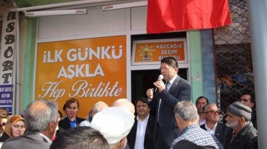 Ak Parti Kozcağız Se&ccedil;im B&uuml;rosunun A&ccedil;ılışı Yapıldı
