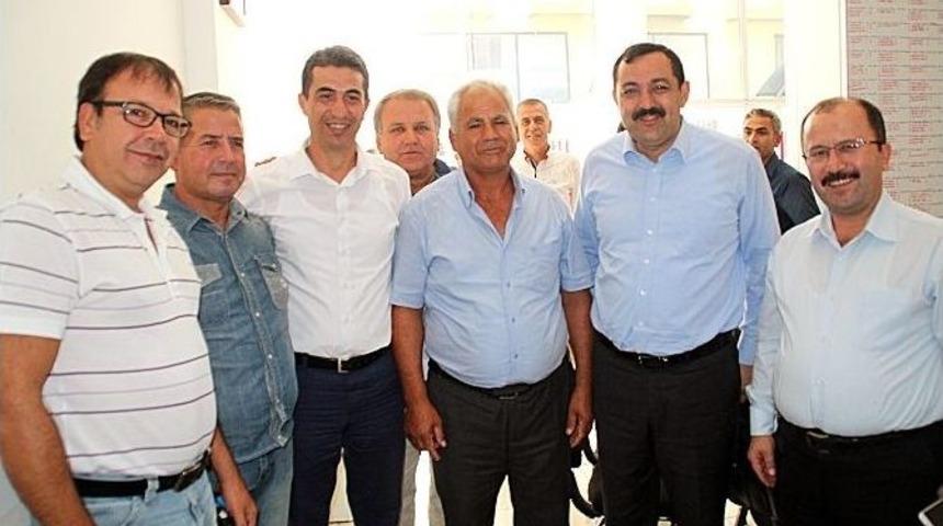 S&uuml;mer, Dp Ve Dsp Serik İl&ccedil;e Başkanları İle Bir Araya Geldi